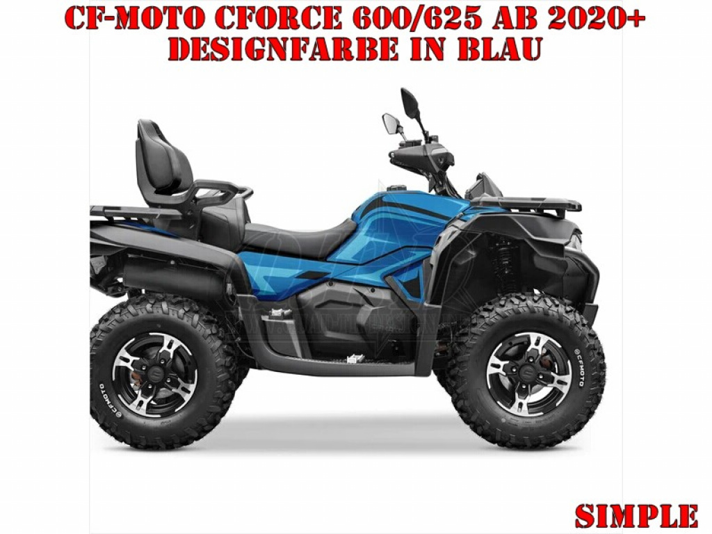 Simple Blau M Version für CF-Moto CForce 600-625 S/L ab 2020+
