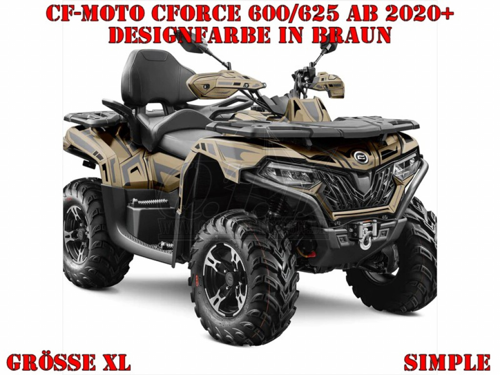 Simple Braun XL Version für CF-Moto CForce 600-625 S/L ab 2020+