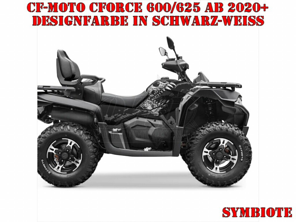 Symbiote Schwarz-Weiß M Version für CF-Moto CForce 600-625 S/L ab 2020+