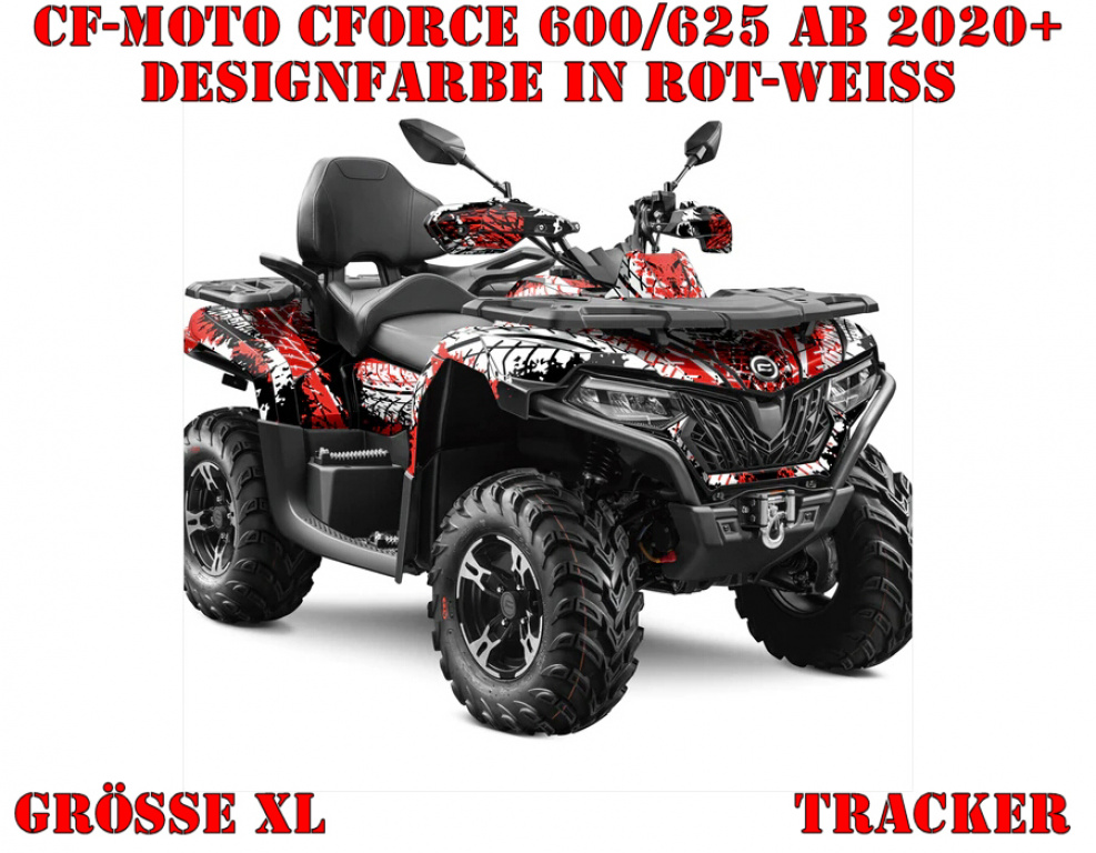 Tracker Rot-Weiß XL Version für CF-Moto CForce 600-625 S/L ab 2020+