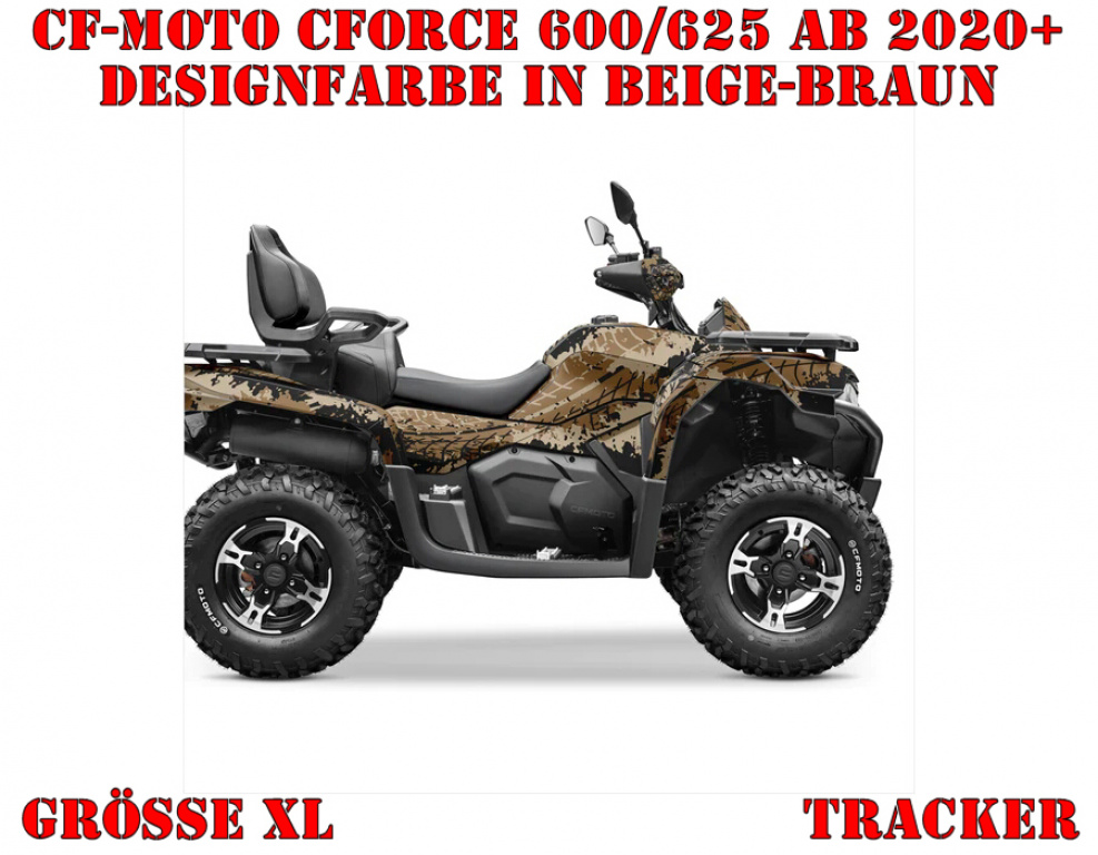 Tracker Beige-Braun XL Version für CF-Moto CForce 600-625 S/L ab 2020+