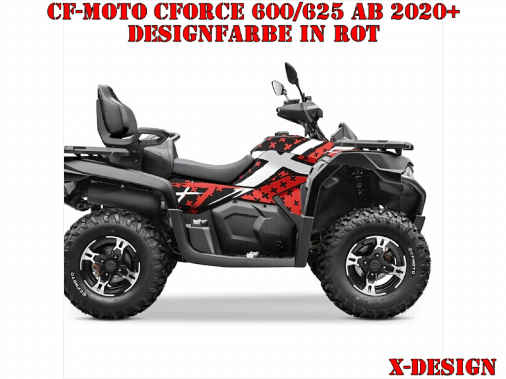 X-Design Rot M Version für CF-Moto CForce 600-625 S/L ab 2020+
