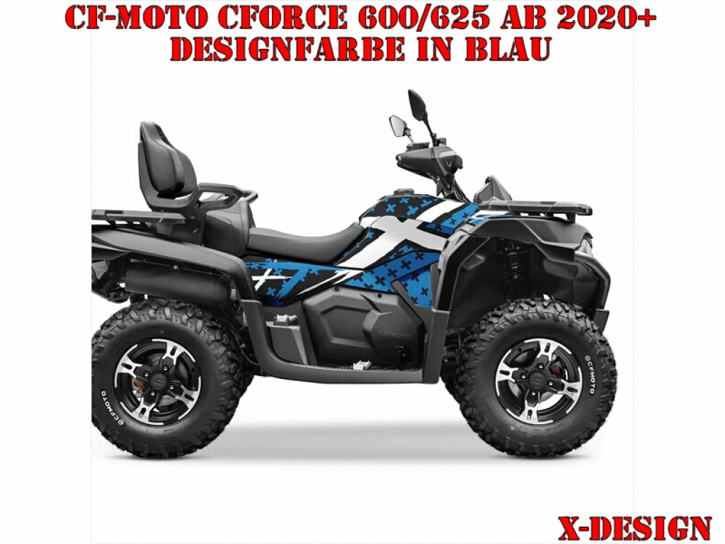 X-Design Blau M Version für CF-Moto CForce 600-625 S/L ab 2020+