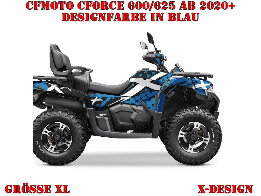 X-Design Blau XL Version für CF-Moto CForce 600-625 S/L ab 2020+