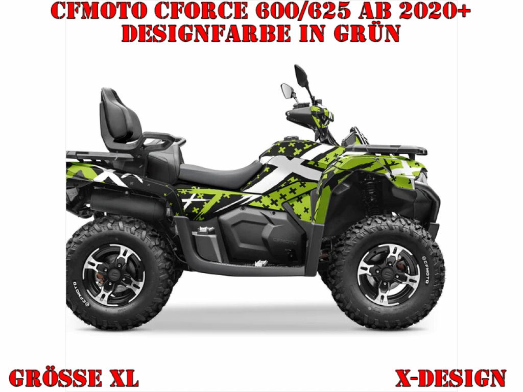 X-Design Grün XL Version für CF-Moto CForce 600-625 S/L ab 2020+