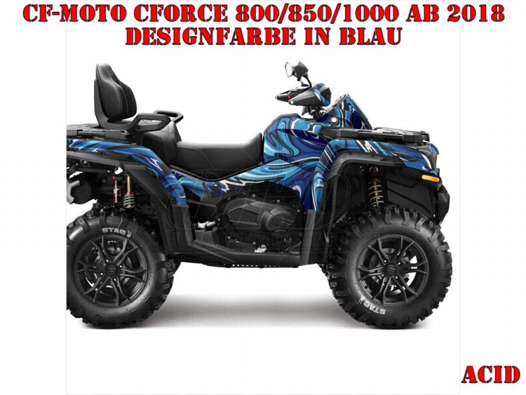 Acid Blue for CF-Moto CForce 800/820/850/1000 XC/DLX ab 2018+