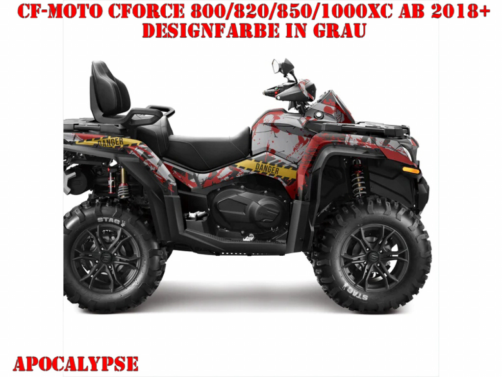 Apocalypse Grey for CF-Moto CForce 800/820/850/1000 XC/DLX ab 2018+