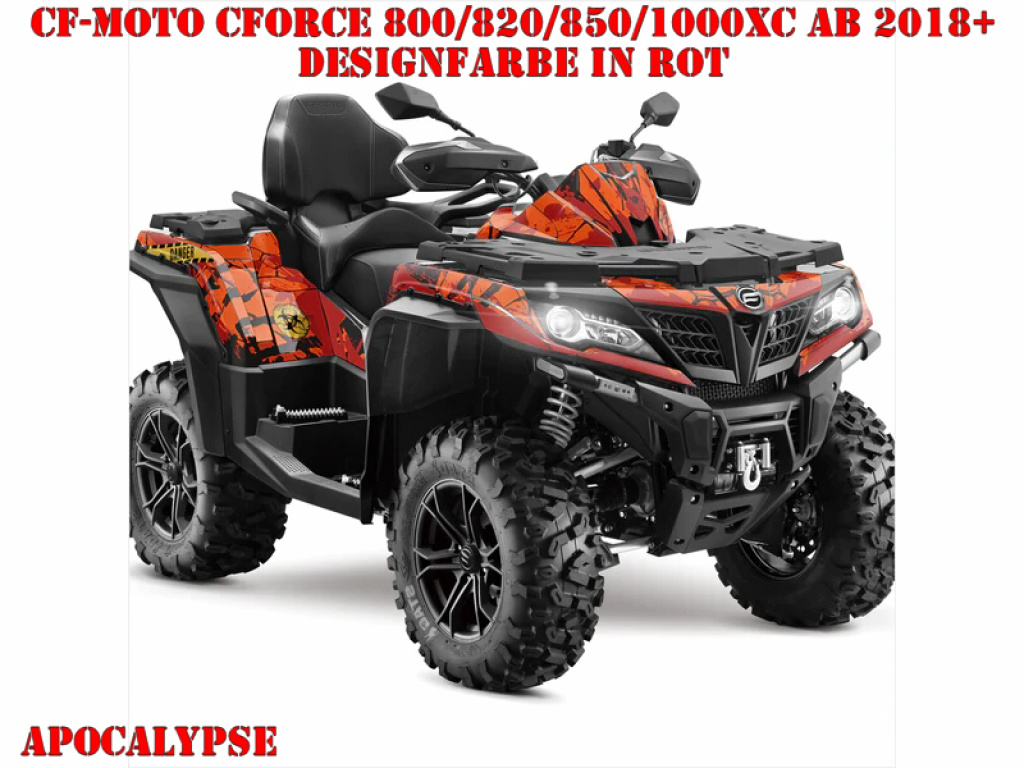Apocalypse Red for CF-Moto CForce 800/820/850/1000 XC/DLX ab 2018+