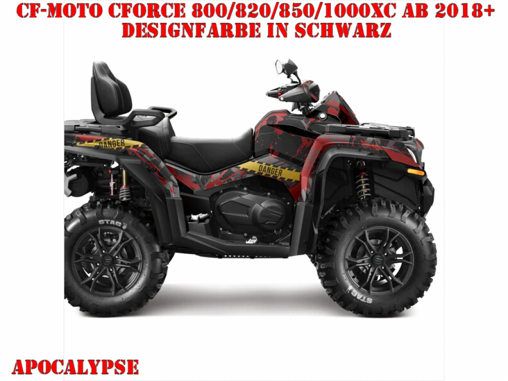 Apocalypse Black for CF-Moto CForce 800/820/850/1000 XC/DLX up 2018+
