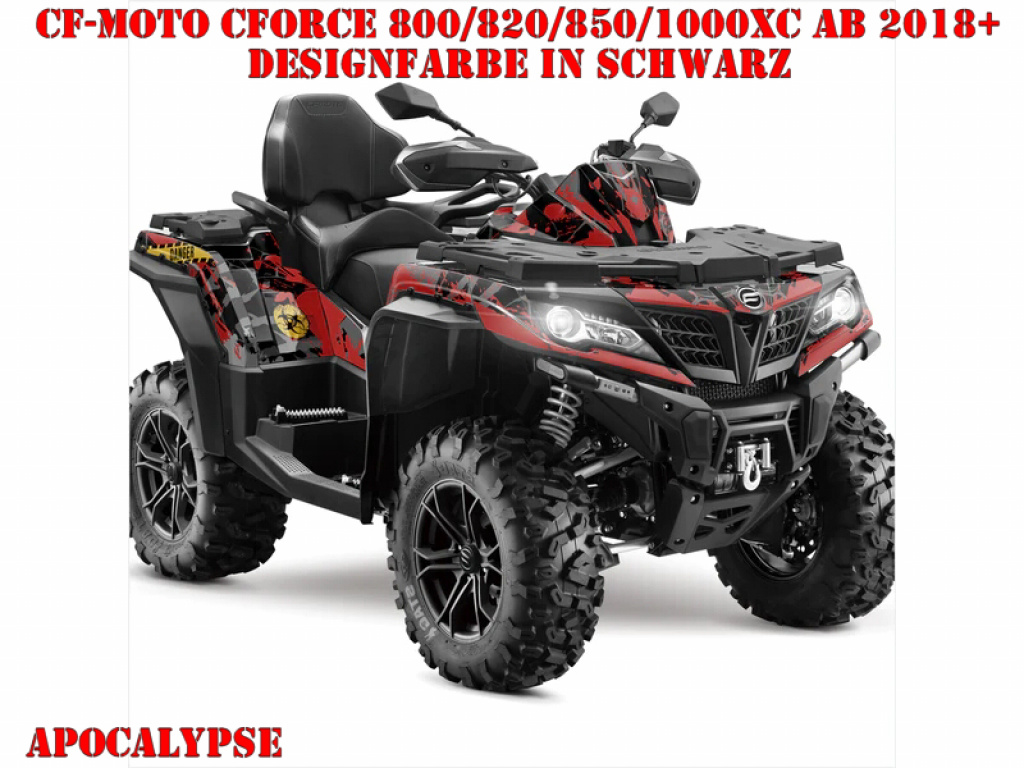 Apocalypse Black for CF-Moto CForce 800/820/850/1000 XC/DLX up 2018+