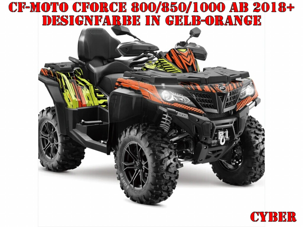 Cyber Yellow-Orange for CF-Moto CForce 800/820/850/1000 XC/DLX up 2018+