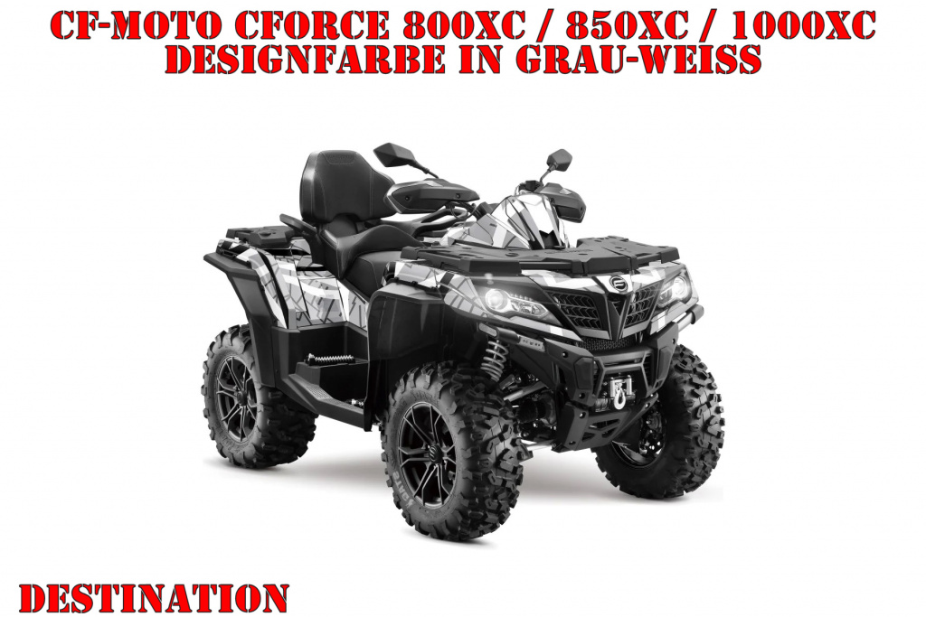 Destination Grey-White for CF-Moto CForce 800/820/850/1000 XC/DLX ab 2018+