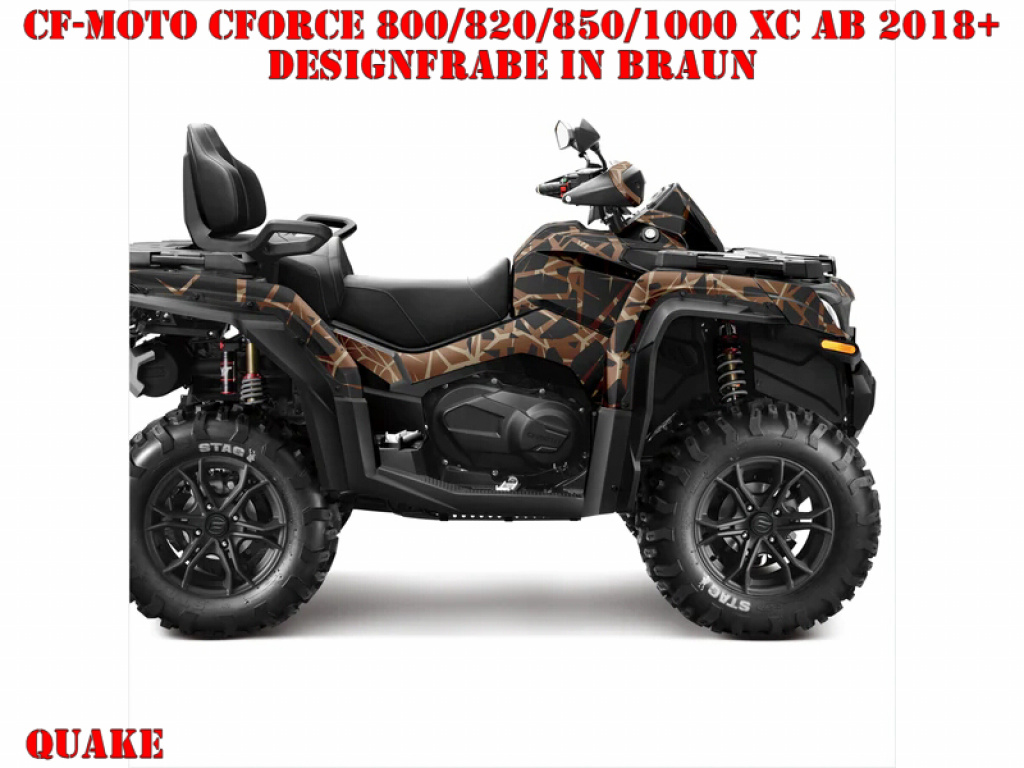 Quake Brown for CF-Moto CForce 800/820/850/1000 XC/DLX ab 2018+