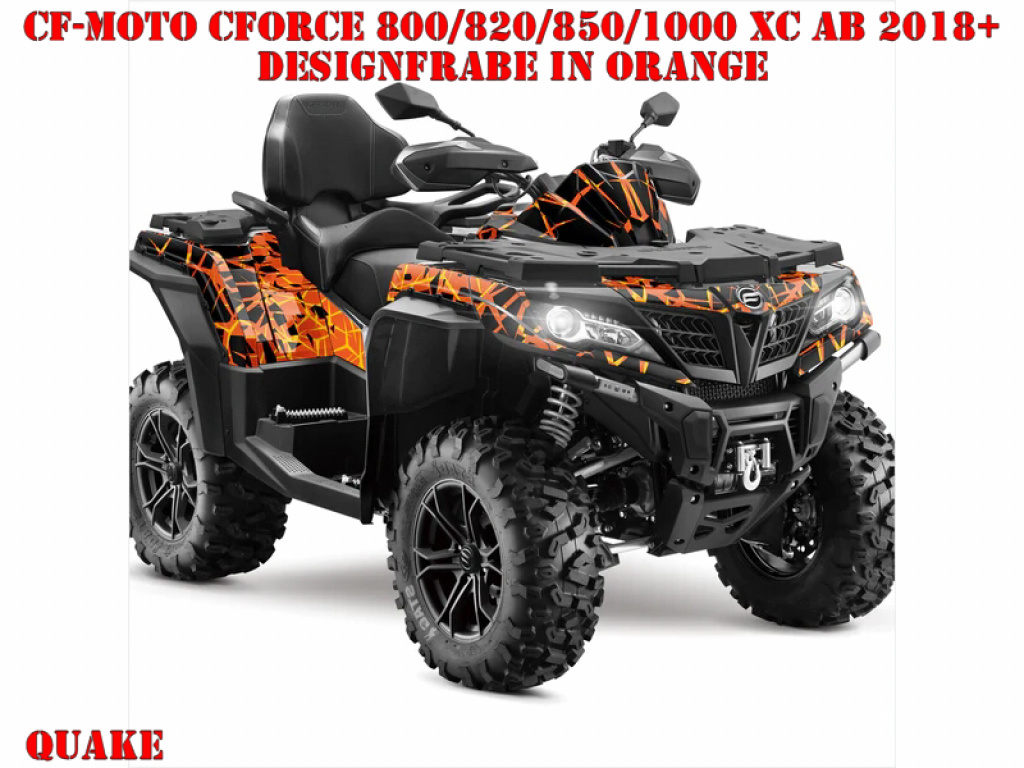 Quake Orange for CF-Moto CForce 800/820/850/1000 XC/DLX ab 2018+