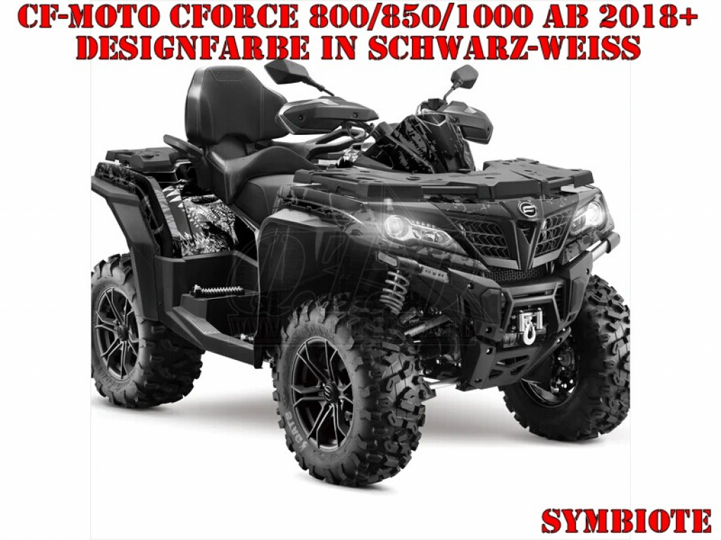 Symbiote Black-White for CF-Moto CForce 800/820/850/1000 XC/DLX ab 2018+