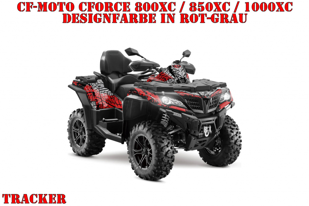 Tracker Red-Grey for CF-Moto CForce 800/820/850/1000 XC/DLX ab 2018+
