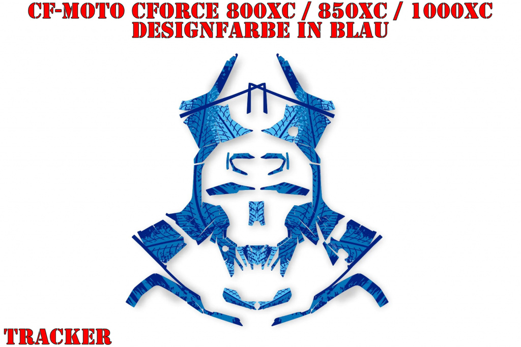 Tracker Blue for CF-Moto CForce 800/820/850/1000 XC/DLX ab 2018+