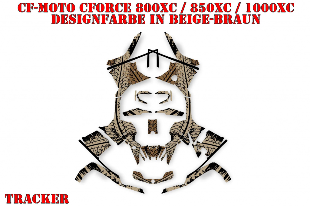 Tracker Beige-Brown for CF-Moto CForce 800/820/850/1000 XC/DLX ab 2018+