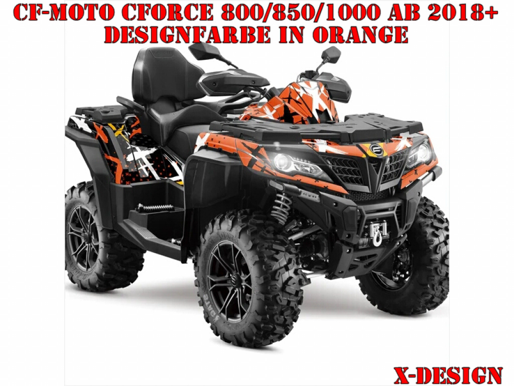 X-Design Orange for CF-Moto CForce 800/820/850/1000 XC/DLX ab 2018+