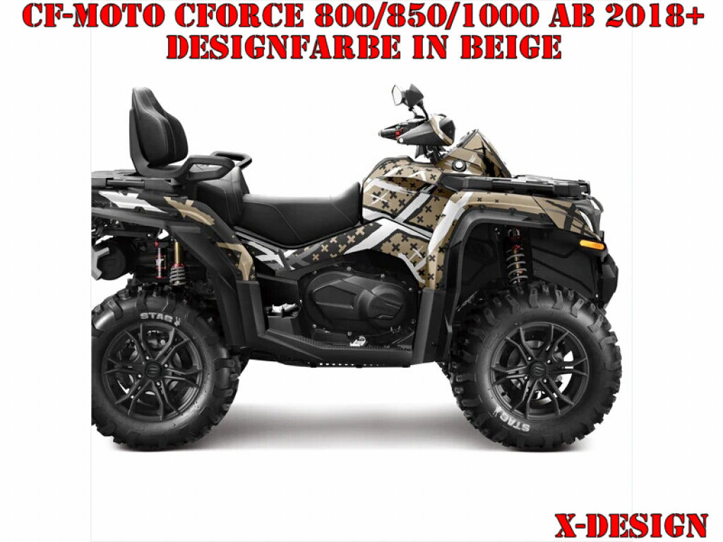 X-Design Beige for CF-Moto CForce 800/820/850/1000 XC/DLX ab 2018+