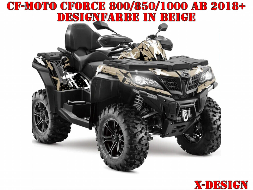 X-Design Beige for CF-Moto CForce 800/820/850/1000 XC/DLX up 2018+