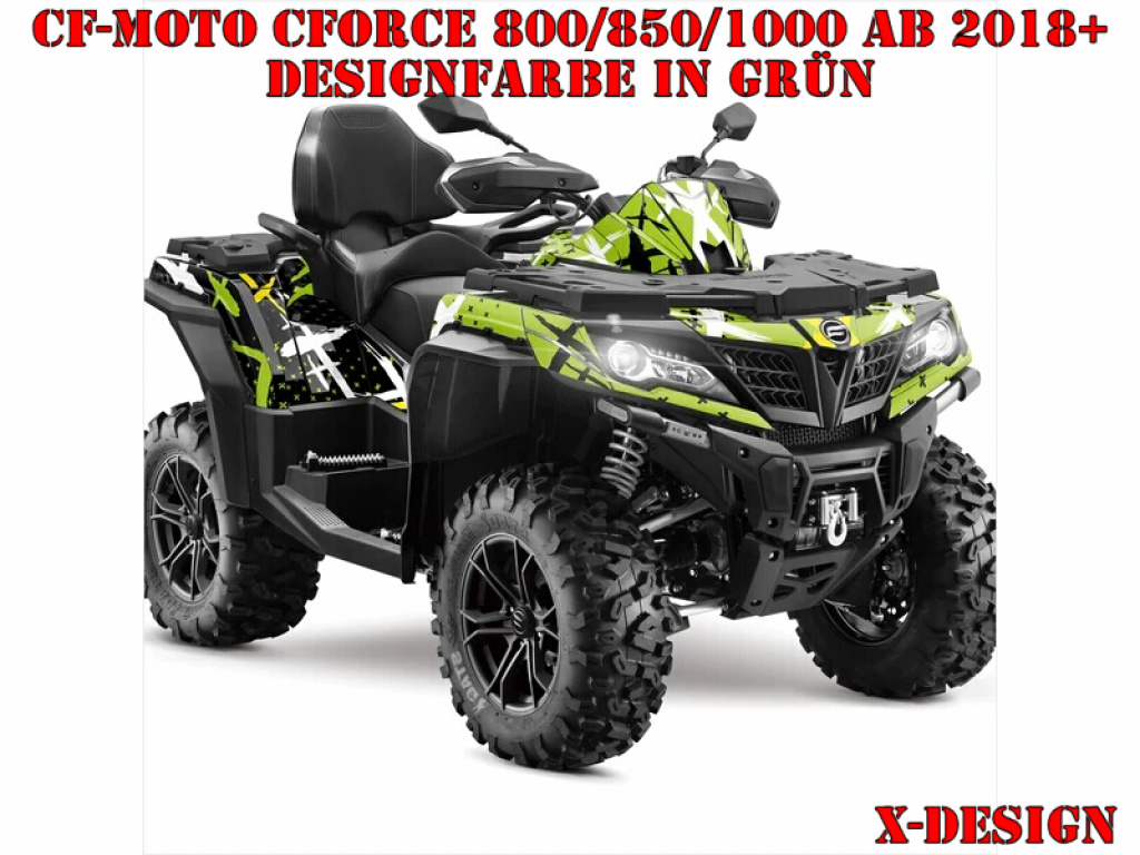 X-Design Green for CF-Moto CForce 800/820/850/1000 XC/DLX ab 2018+
