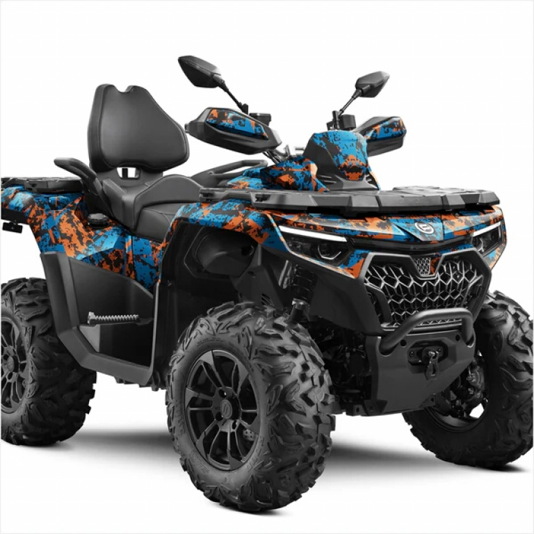 Digital Spot Blue-Orange XL Version for CF-Moto CForce 800-1000 Touring up 2024+