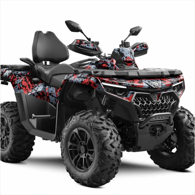Digital Spot Red-Grey XL Version for CF-Moto CForce 800-1000 Touring up 2024+