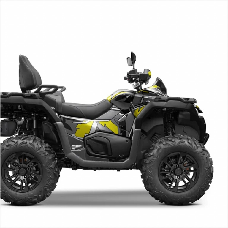 Geometric Grey-Yellow M Version for CF-Moto CForce 800-1000 Touring up 2024+