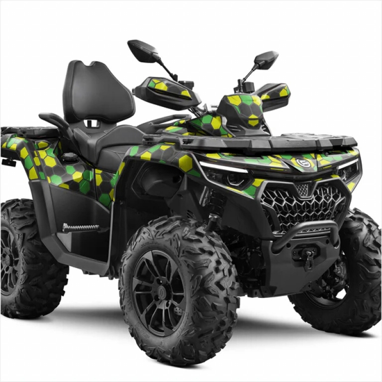 Hexa Mega Green-Yellow XL Version for CF-Moto CForce 800-1000 Touring up 2024+