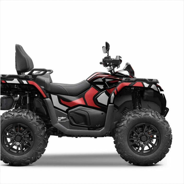 Simple Black-Red XL Version for CF-Moto CForce 800-1000 Touring up 2024+