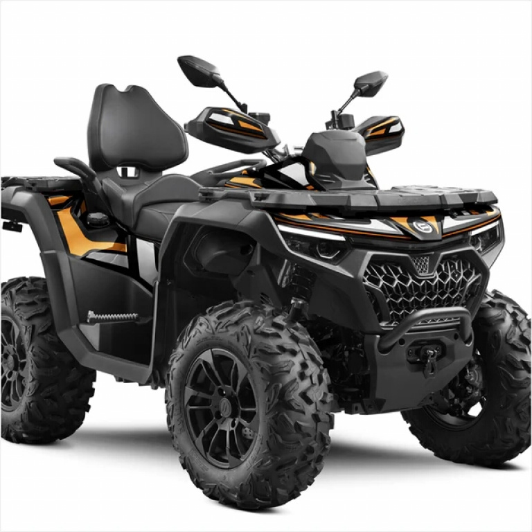 Simple Black-Orange M Version for CF-Moto CForce 800-1000 Touring up 2024+