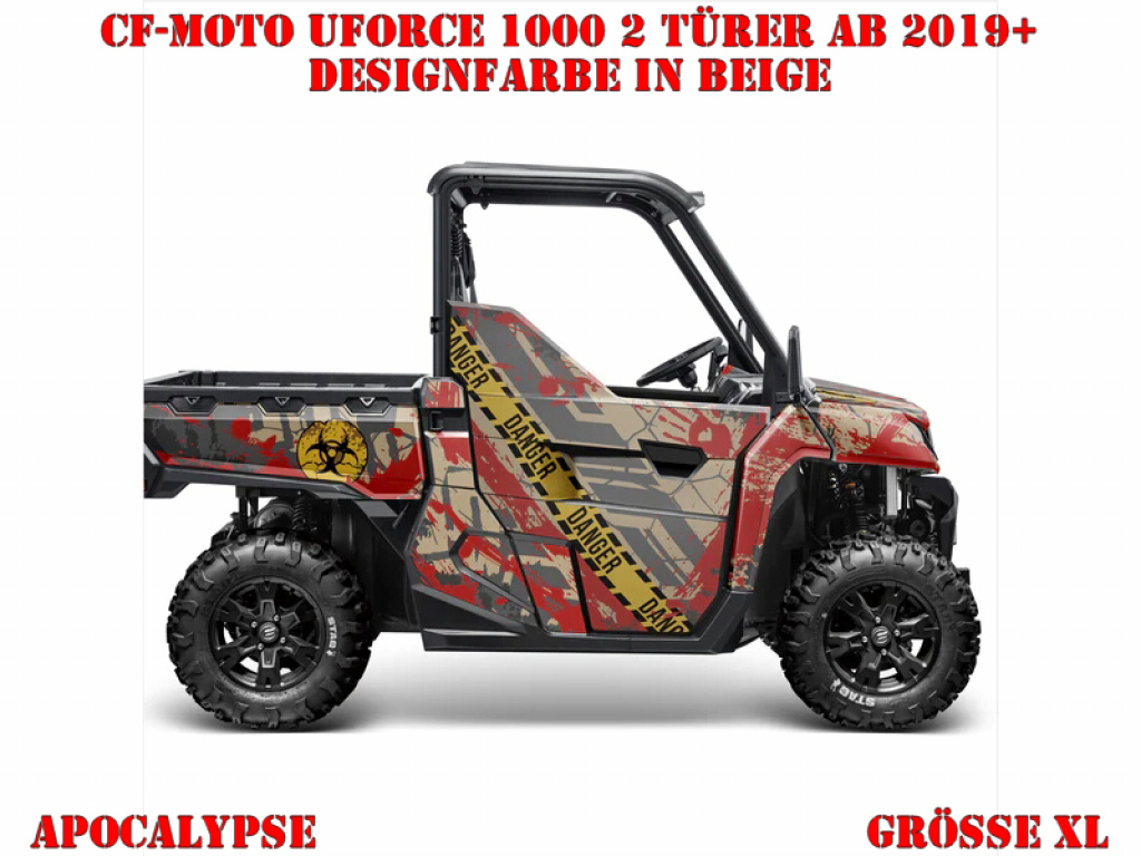 Apocalypse Beige XL Version for CF-Moto UForce 1000 2 Doors