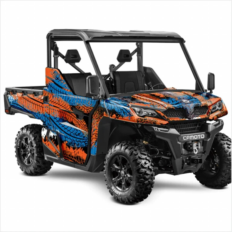 Tracker Orange-Blue XL Version for CF-Moto UForce 1000 2 Doors