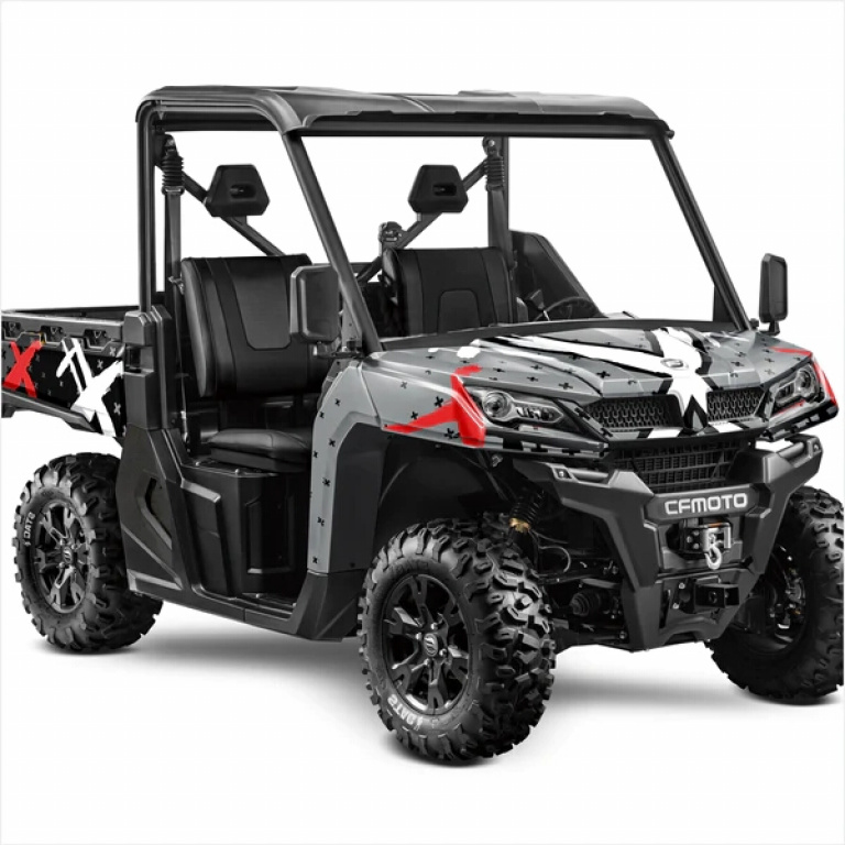 X-Design Grey-Red M Version for CF-Moto UForce 1000 2 Doors