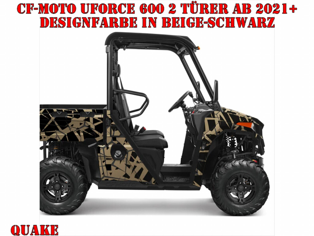 Quake Beige-Black M Version for CF-Moto UForce 600 2 Doors