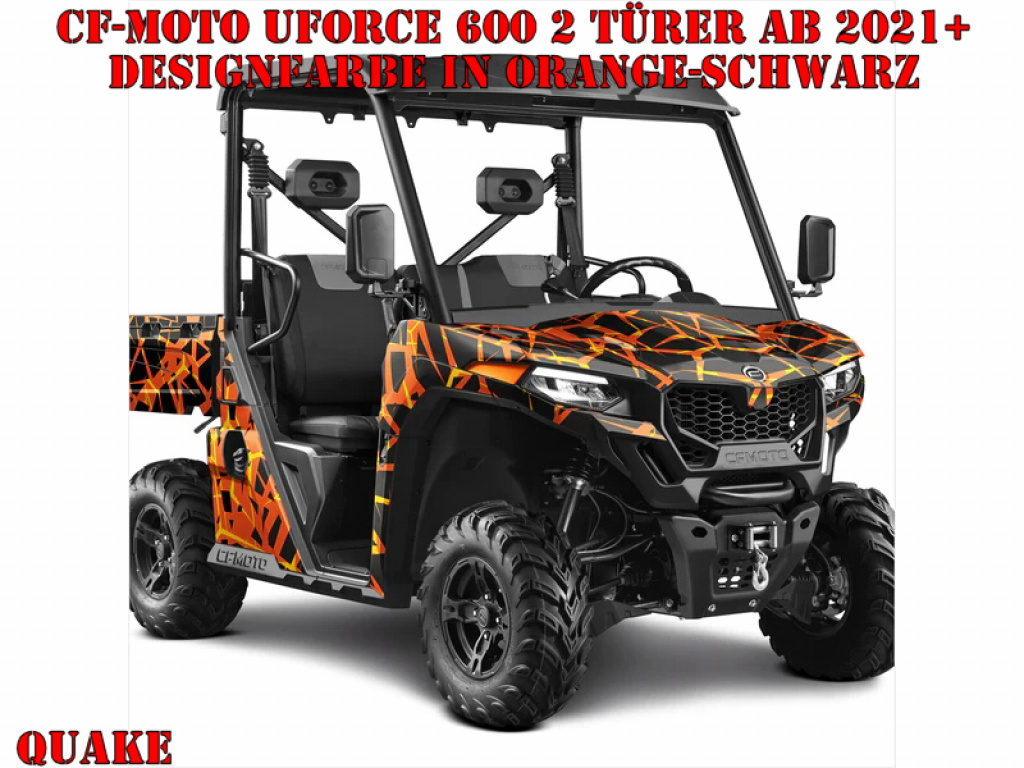 Quake Orange-Black M Version for CF-Moto UForce 600 2 Doors