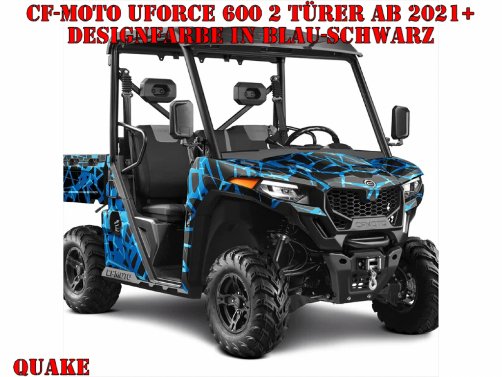 Quake Blue-Black M Version for CF-Moto UForce 600 2 Doors