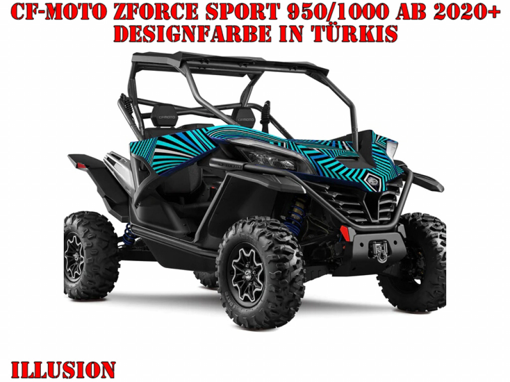 Illusion Turquoise for CF-Moto ZForce Sport 950/1000