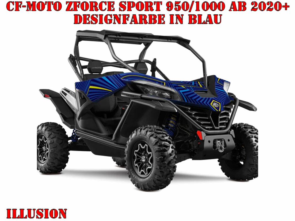 Illusion Blue for CF-Moto ZForce Sport 950/1000