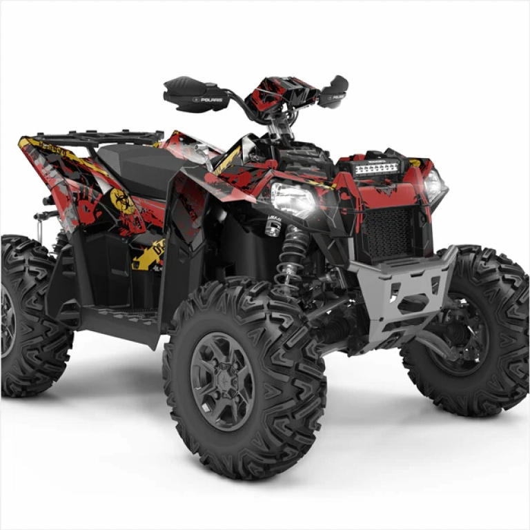 Apocalypse Silver-Yellow for Polaris Scrambler XP 850, XP 1000, XP 1000-S