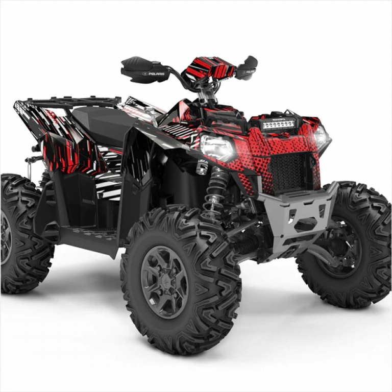 Cyber Red-White for Polaris Scrambler XP 850, XP 1000, XP 1000-S