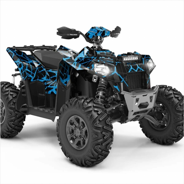 Quake Black-Blue for Polaris Scrambler XP 850, XP 1000, XP 1000-S