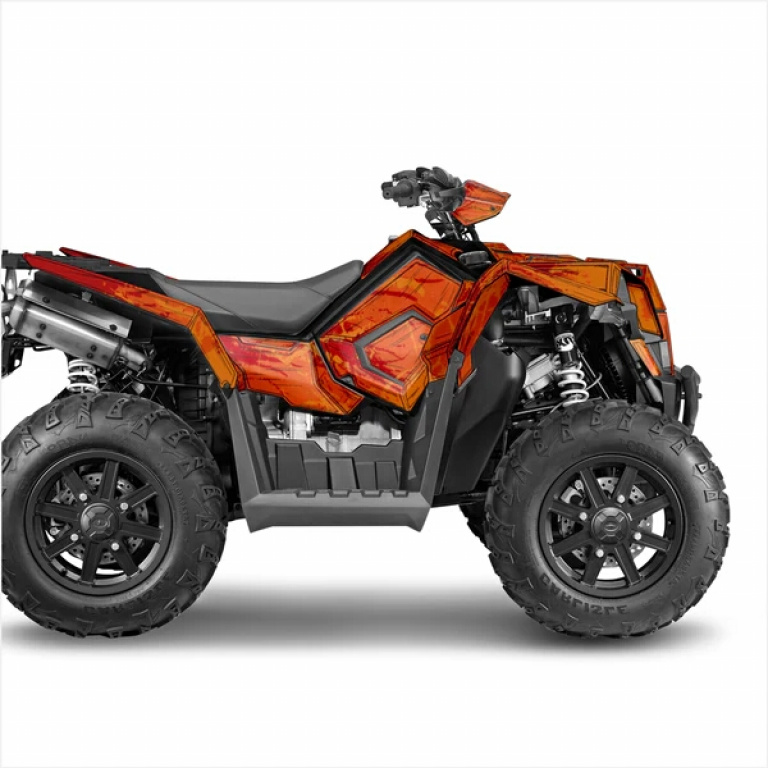 Shaded Orange for Polaris Scrambler XP 850, XP 1000, XP 1000-S