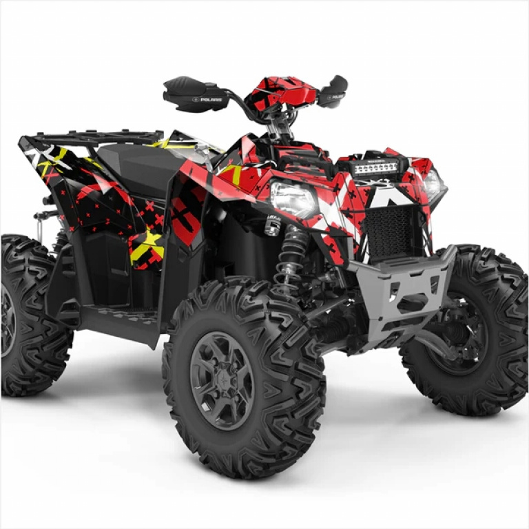 X-Design Red-Yellow for Polaris Scrambler XP 850, XP 1000, XP 1000-S