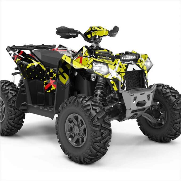 X-Design Yellow-Red for Polaris Scrambler XP 850, XP 1000, XP 1000-S