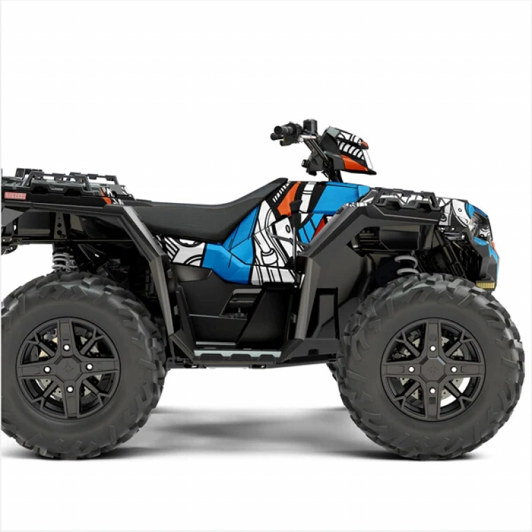 Petrol Head Blau-Orange M Version für Polaris Sportsman 850/XP 1000/ XP 1000-S