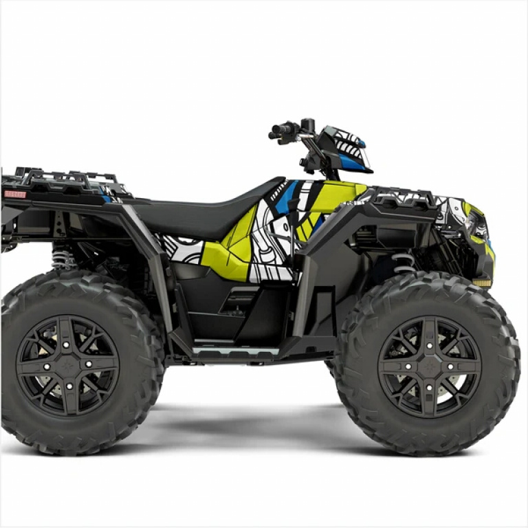Petrol Head Blau-Gelb M Version für Polaris Sportsman 850/XP 1000/ XP 1000-S