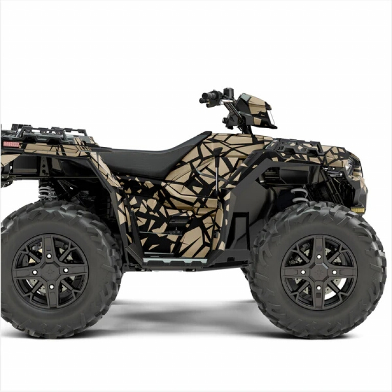 Quake Schwarz-Beige XL Version für Polaris Sportsman 850/XP 1000/ XP 1000-S