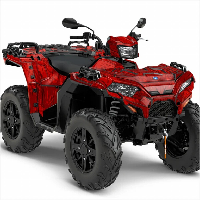 Shaded Rot XL Version für Polaris Sportsman 850/XP 1000/ XP 1000-S